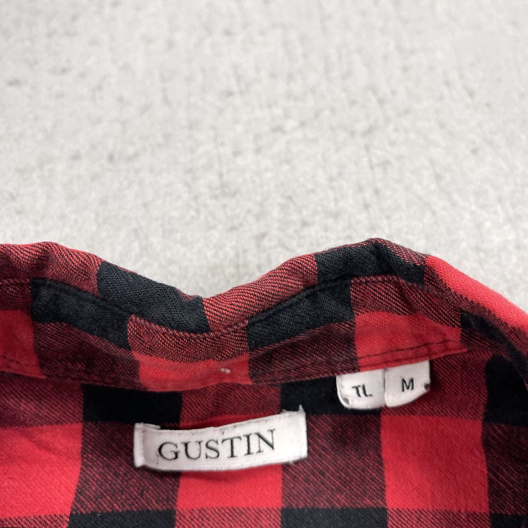 Gustin Gustin Shirt Mens M Red Buffalo Plaid Flannel Button-Down Made USA Casual Size US M / EU 48-50 / 2 - 4 Thumbnail