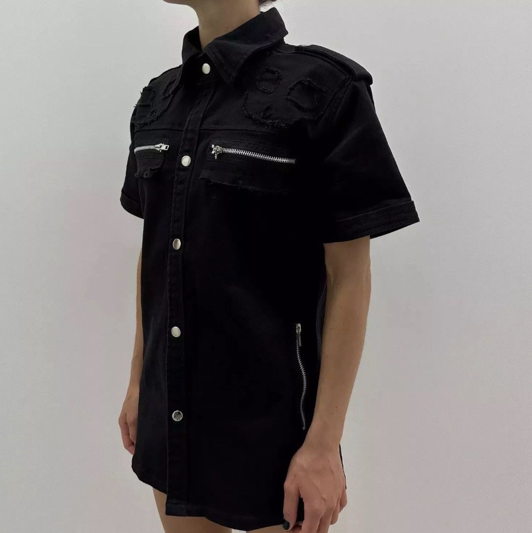 Other Vixxsin Gothic Goth Punk Shirt Black Rave Denim Eyes Size S / US 4 / IT 40 - 9 Thumbnail