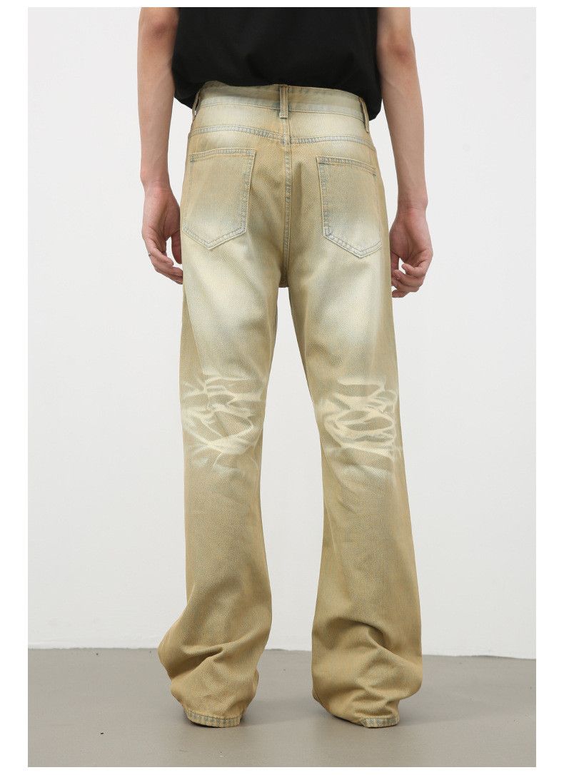 Japanese Brand Men's American Washed & Distressed Flared Jeans Size US 32 / EU 48 - 5 Thumbnail