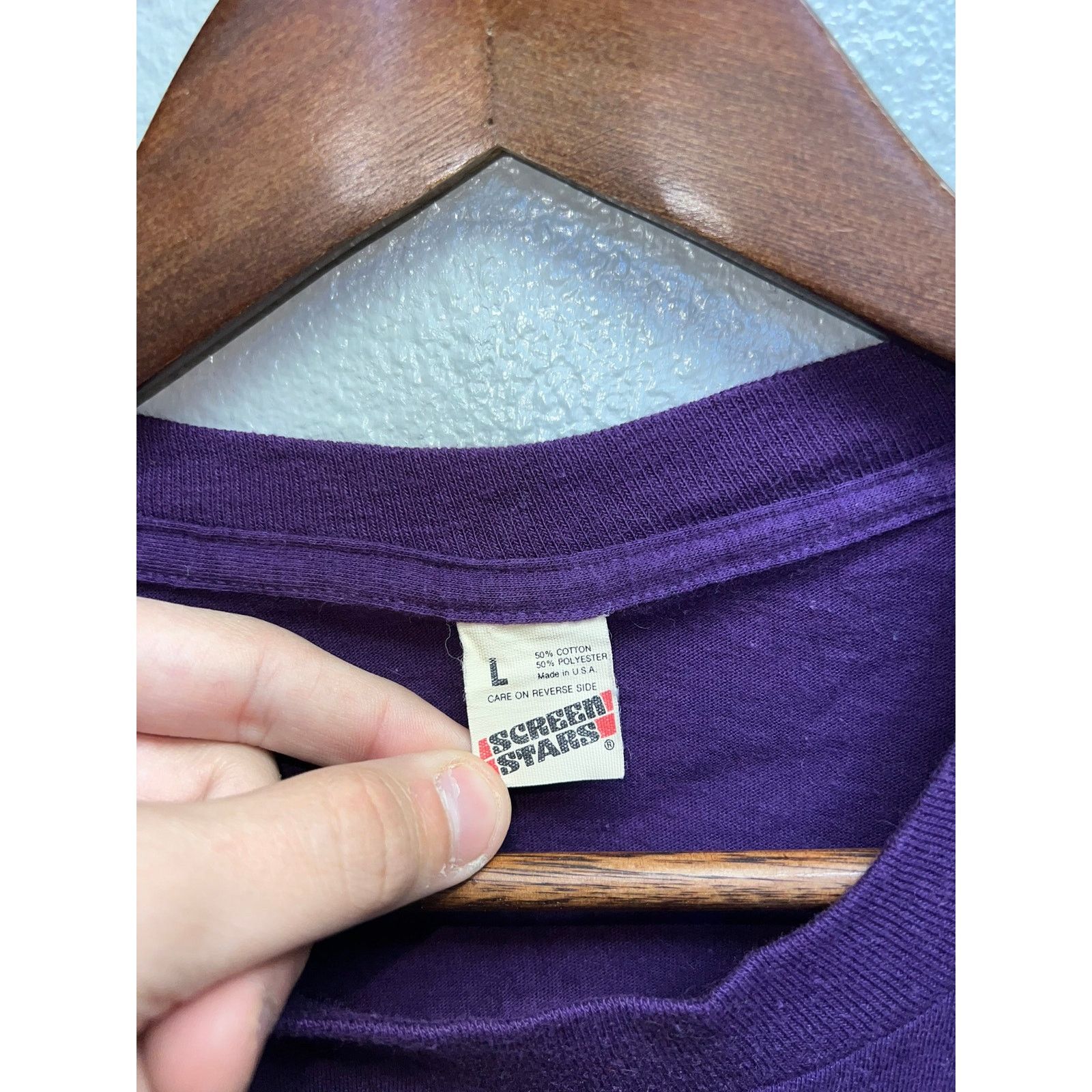 Vintage Vintage Underrated Shirt Under Rated Purple Tee USA 80s M Size US M / EU 48-50 / 2 - 4 Thumbnail