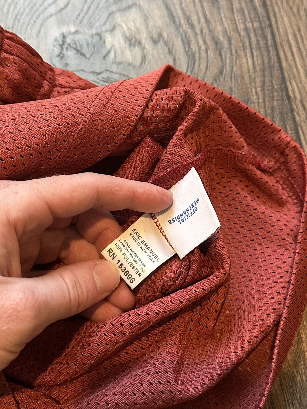 Eric Emanuel Eric Emanuel Basic Short Red Cinnabar Maroon Size Large Size US 34 / EU 50 - 6 Thumbnail
