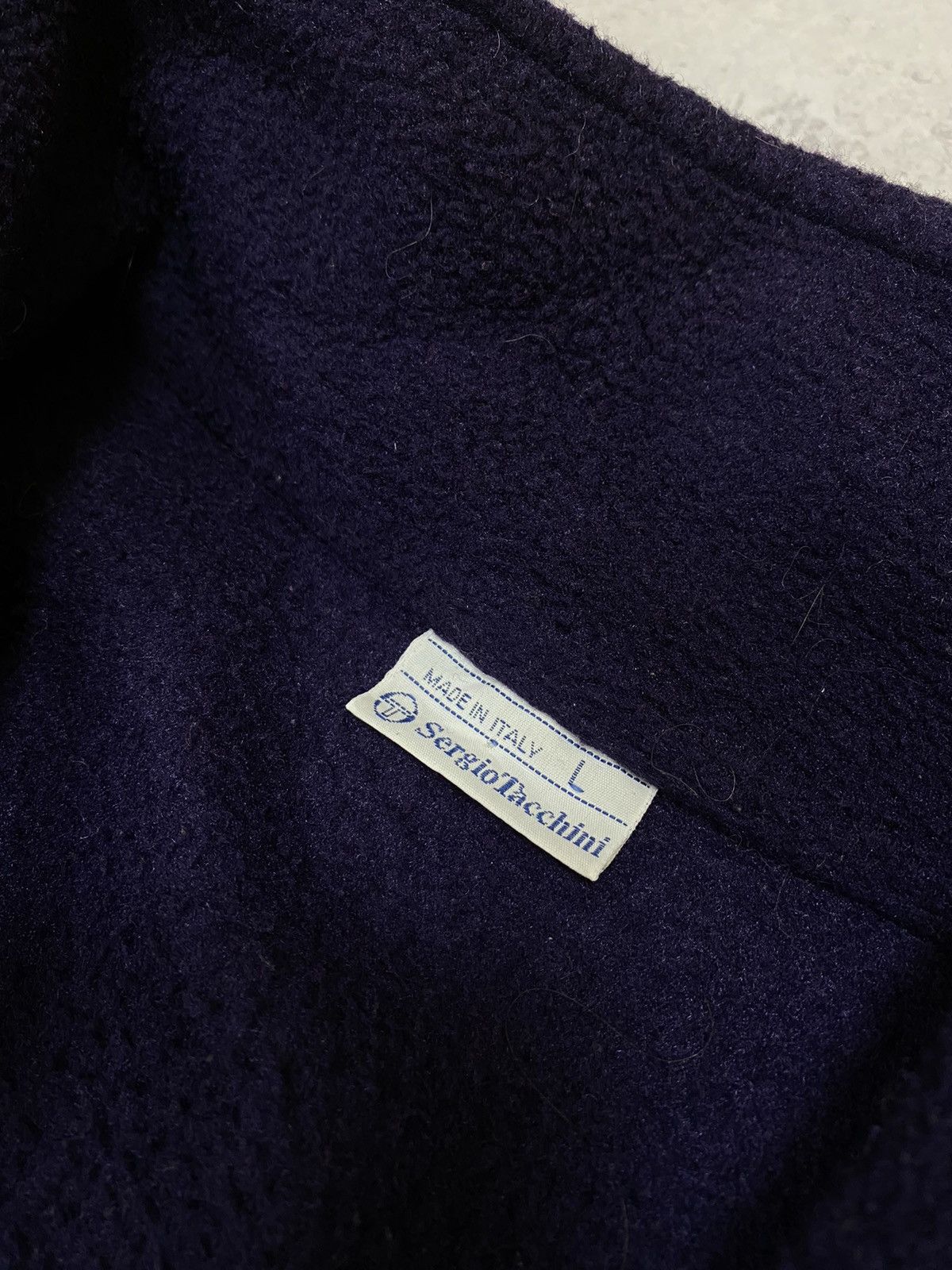 Sergio Tacchini Vintage Sergio Tacchini Purple Fleece Jacket Size US L / EU 52-54 / 3 - 6 Thumbnail
