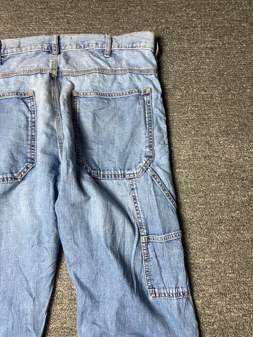 GU GU Brand Distressed Carpenter Jeans (175) Size US 35 - 2 Thumbnail