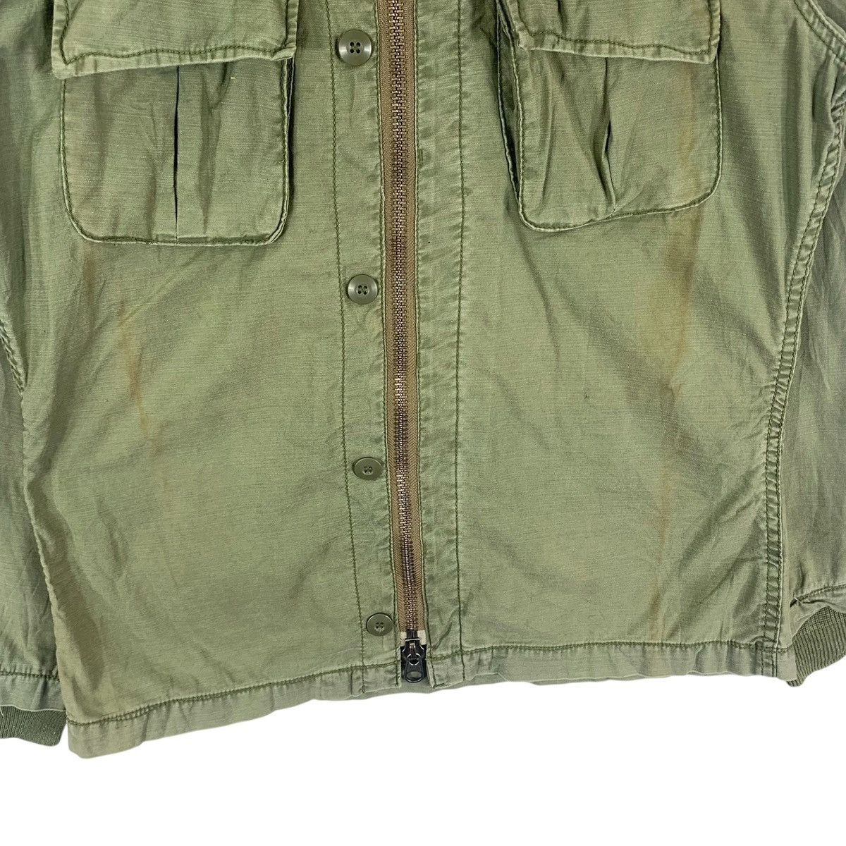 Japanese Brand Vintage Back Number Military Button Zipper Jacket Size US L / EU 52-54 / 3 - 6 Thumbnail