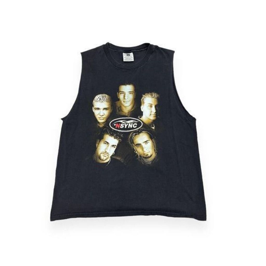 Other Vintage 'NSYNC 1999 World Tour Man Tank Size US L / EU 52-54 / 3 - 1 Thumbnail