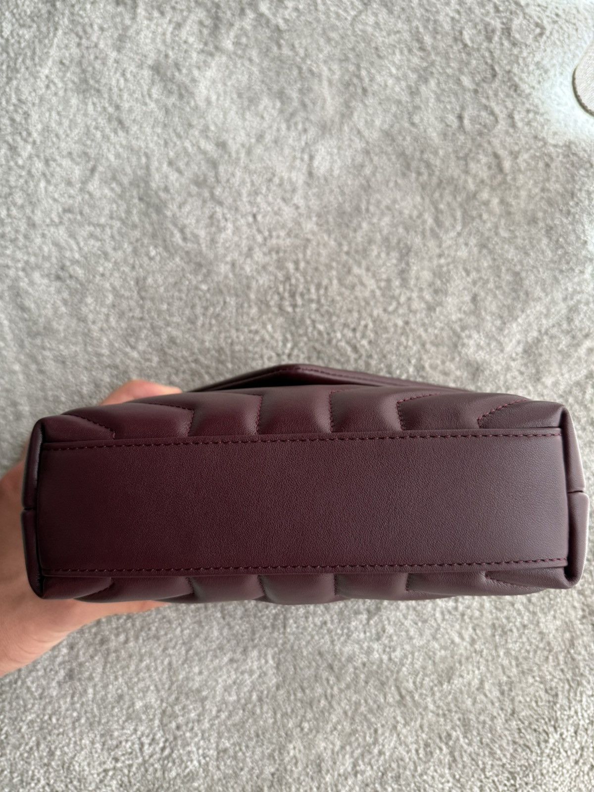 Yves Saint Laurent Saint Laurent Bordeaux Loulou Toy Crossbody Bag Size ONE SIZE - 13 Thumbnail