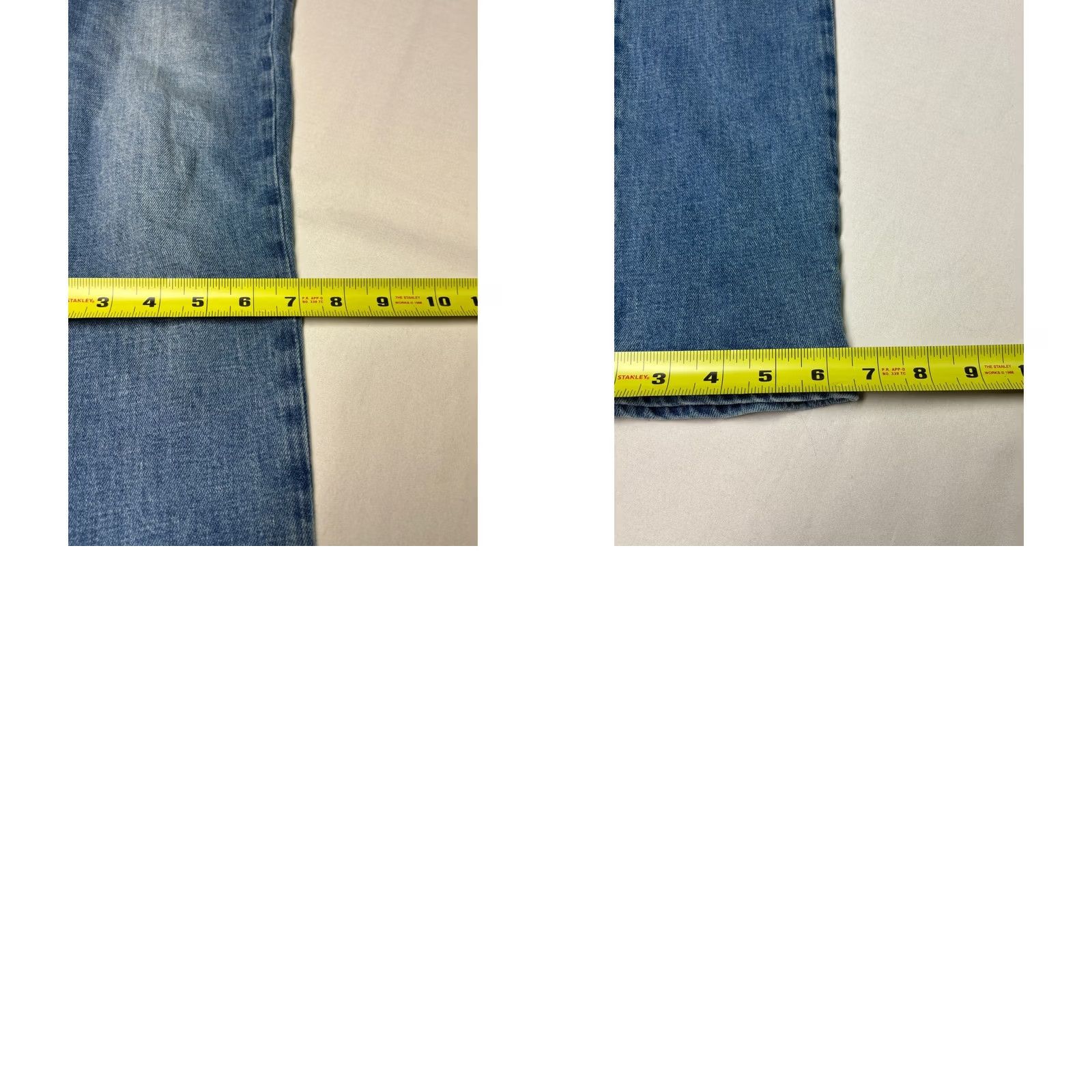 Vintage Pilcro and the Letterpress Slim Boyfriend Jeans Blue Wash Denim Womens 29X29 Size 29" - 9 Thumbnail
