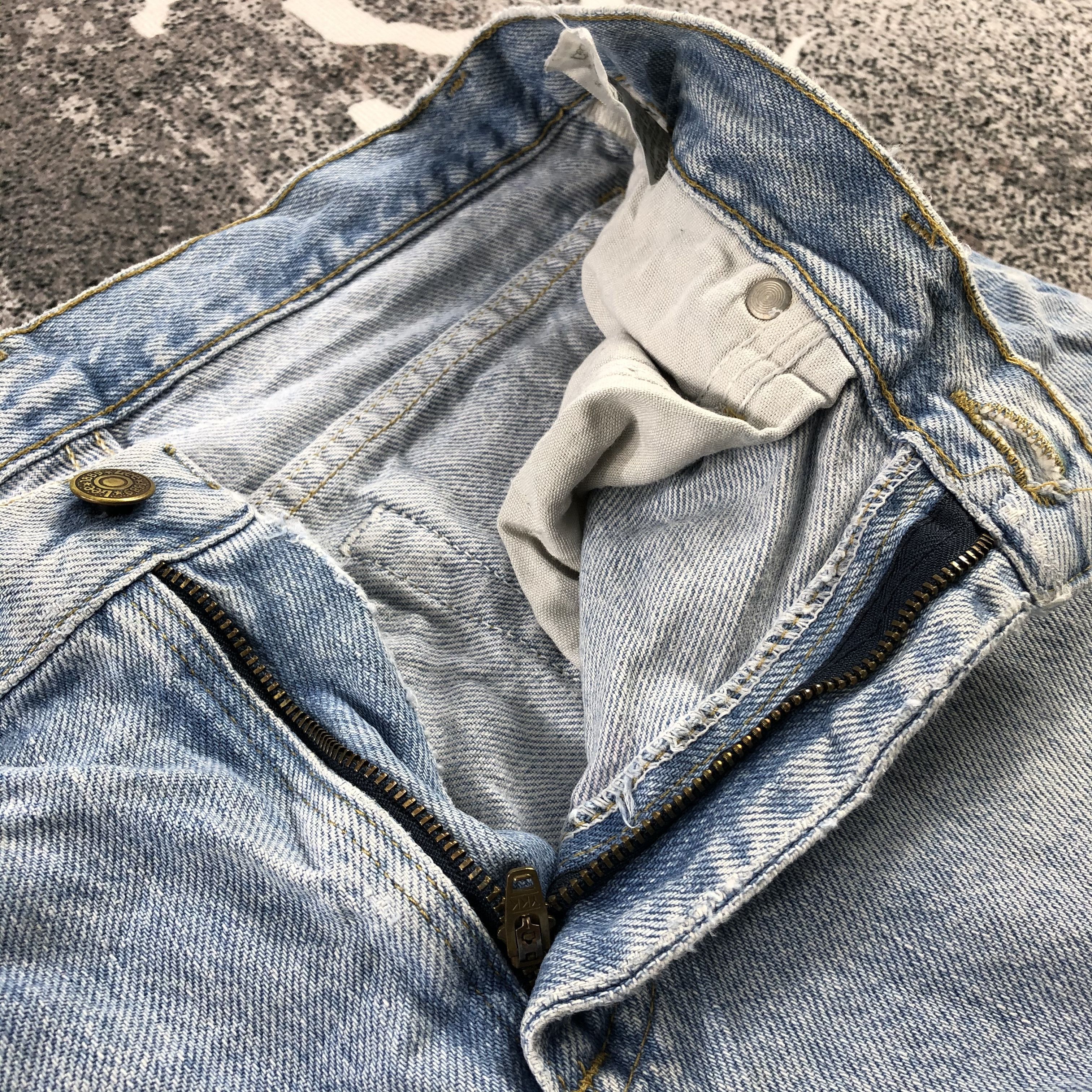 Lee Vintage Lee Jeans Medium Wash Denim KJ1119 Size US 31 - 9 Thumbnail