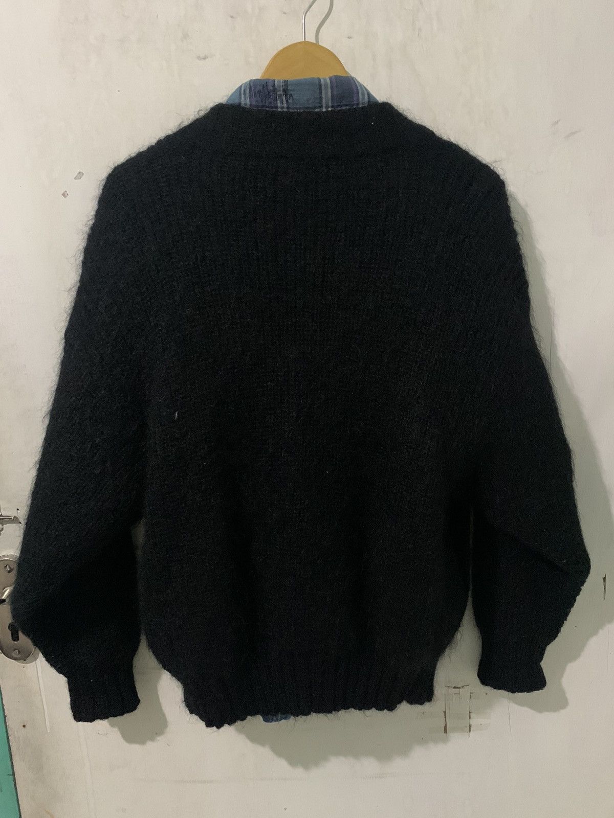 If Six Was Nine × KMRii × Le Grande Bleu (L.G.B.) GEORGES MEMMI Cardigan Mohair Kurt Cobain styel Size US M / EU 48-50 / 2 - 5 Thumbnail