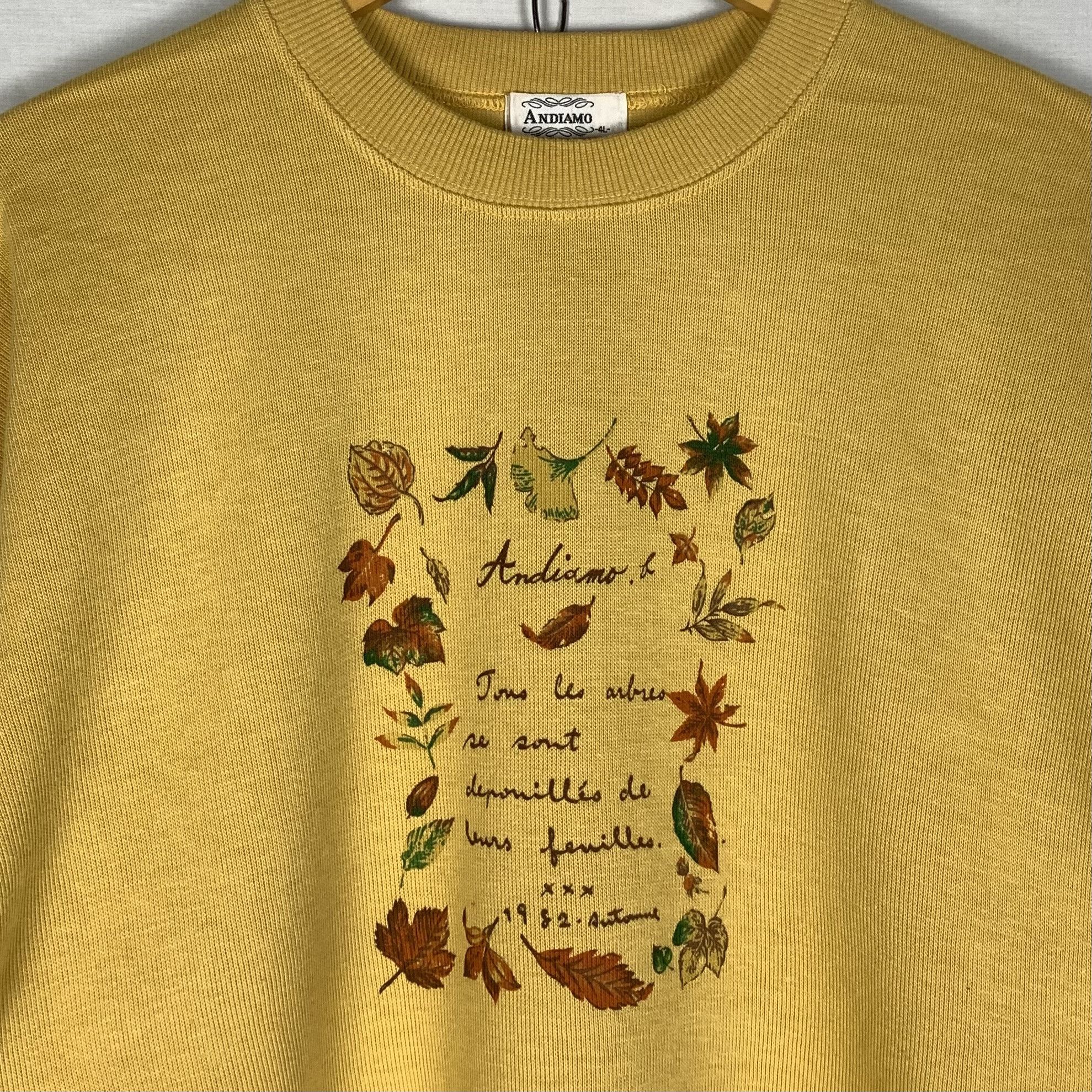 Vintage Vintage Andiamo Sweatshirt Crewneck Size US L / EU 52-54 / 3 - 3 Thumbnail