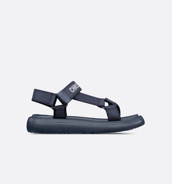 Dior o1w1db10625 Dioriviera D-Wave Sandals in Deep Blue Size US 6 / IT 36 - 1 Thumbnail
