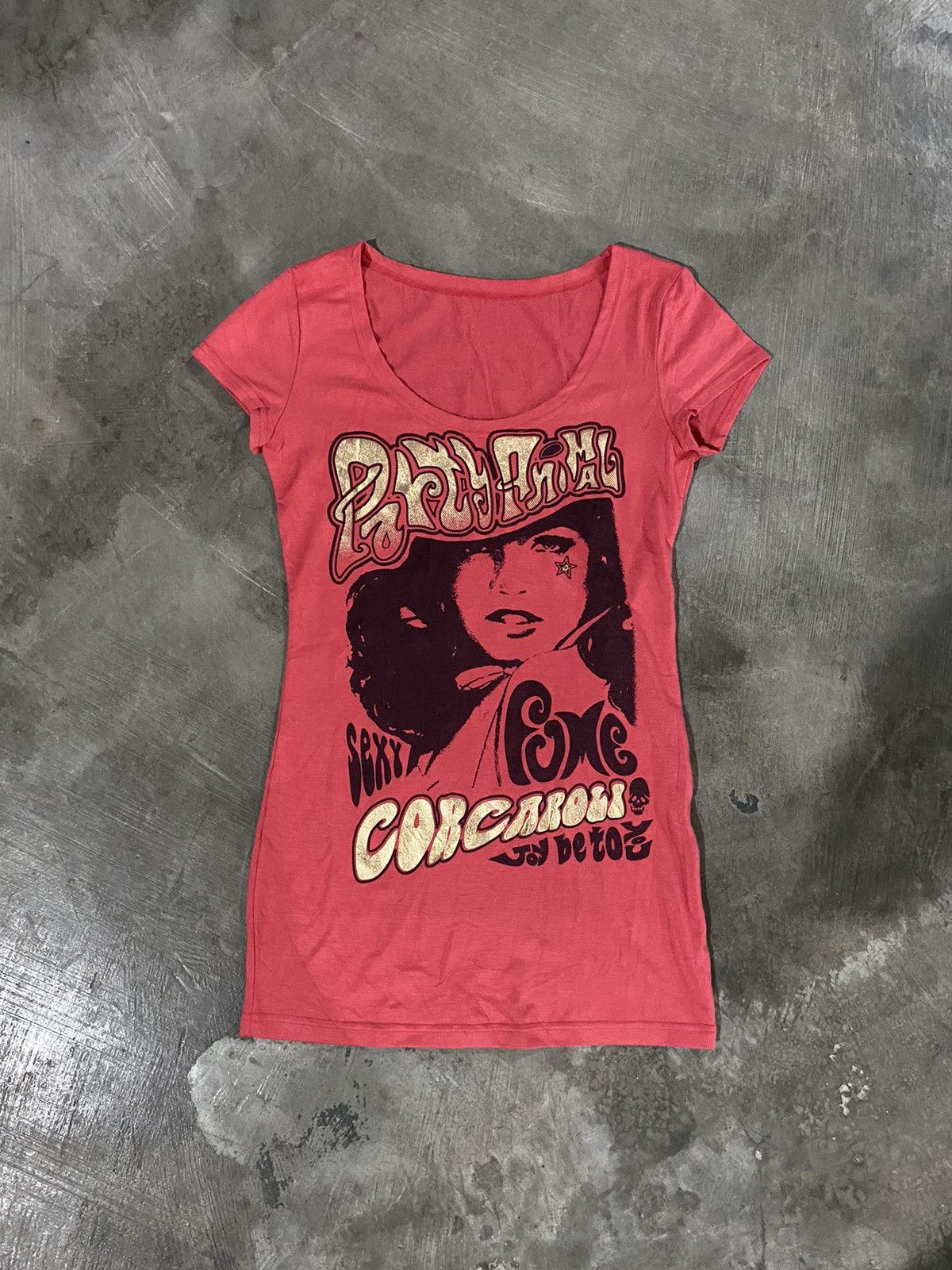 Hysteric Glamour PARTY ANIMAL HYSTERIC STYLE TSHIRT Size S / US 4 / IT 40 - 1 Thumbnail