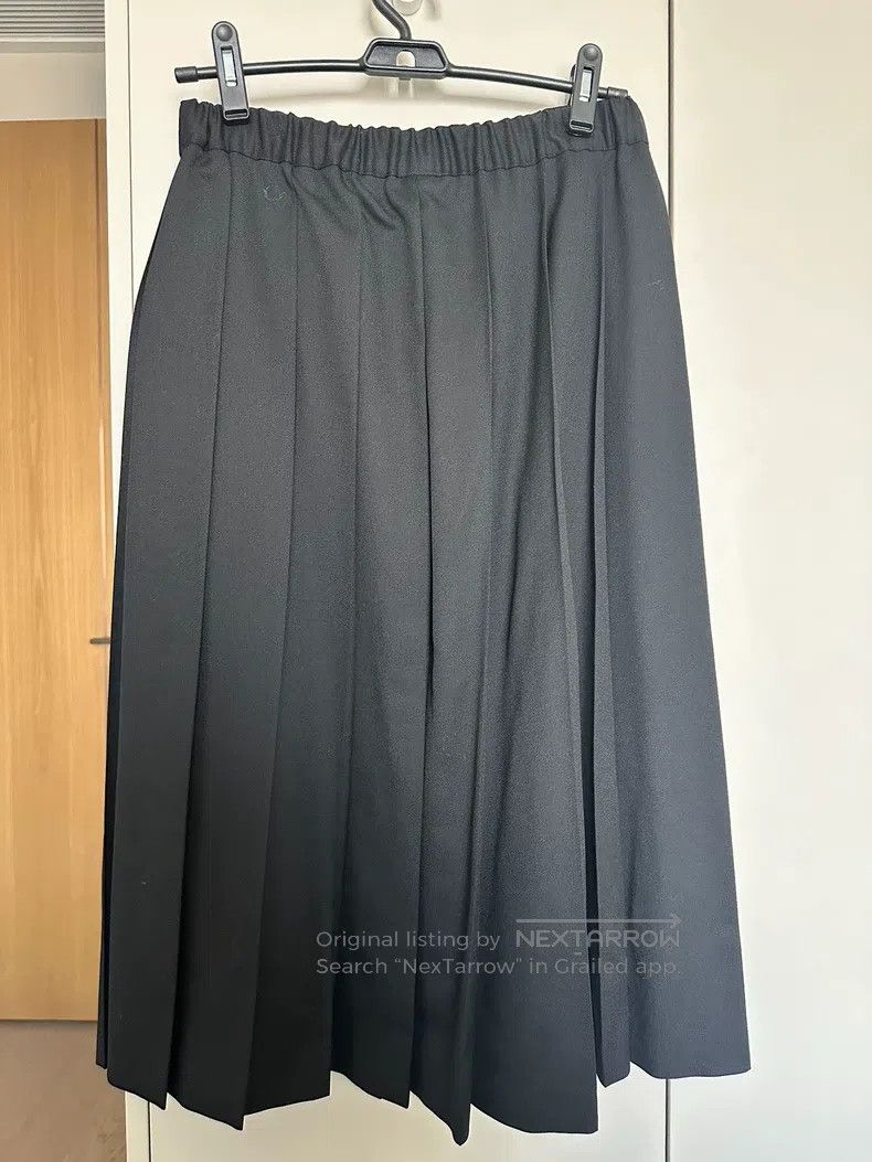 Comme Des Garcons size XS Pleated Wool Skirt