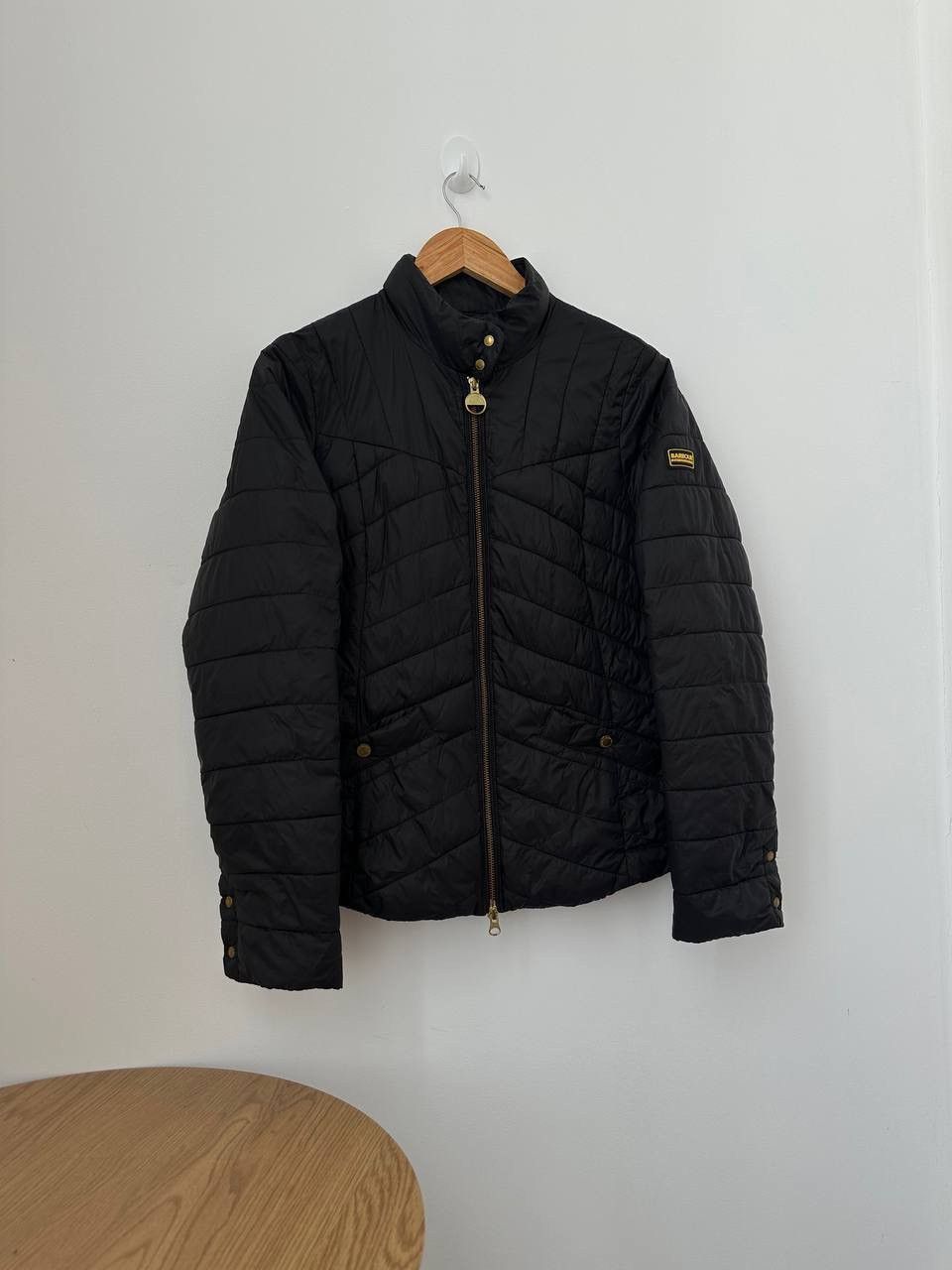 Barbour Vintage Barbour International Quilted Jacket Black Moto Size US M / EU 48-50 / 2 - 12 Thumbnail