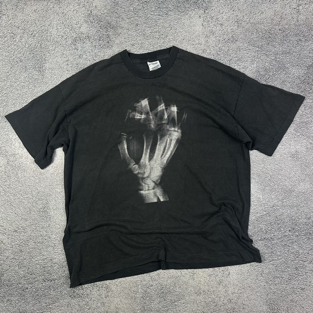 image of Archival Clothing x Band Tees Faust Limited Edition T Shirt Vintage in Black, Men's (Size 2XL)