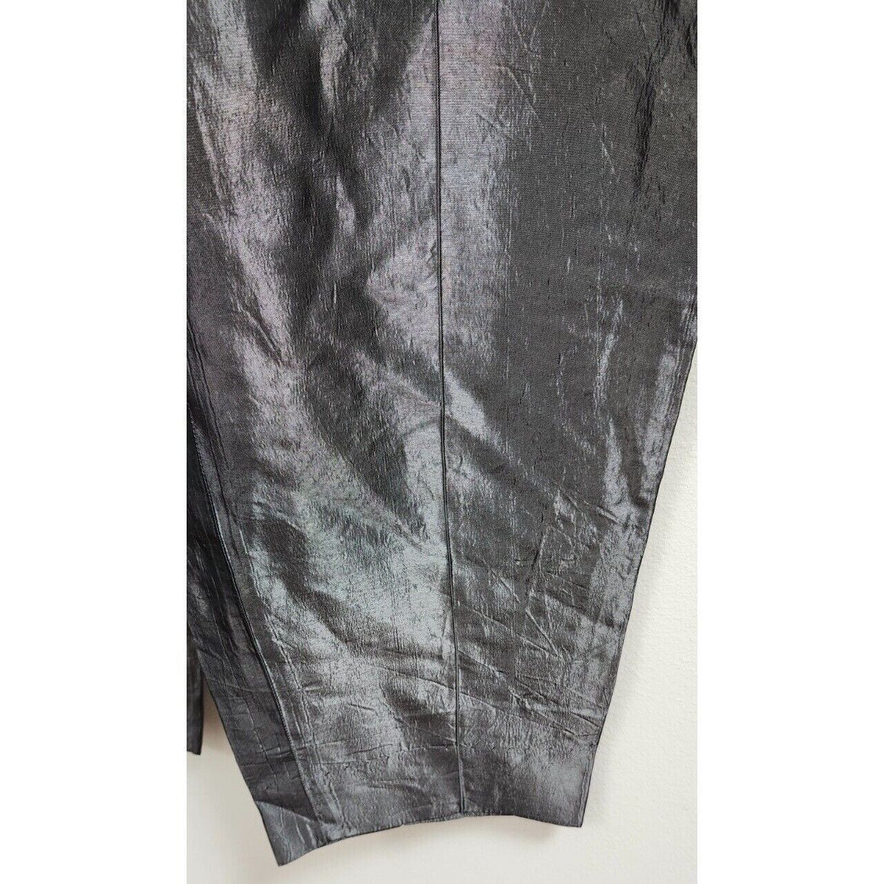 Miu Miu MIU MIU Size EU 46 Silver Dress Pants Women's Acetate Size 32" / US 10 / IT 46 - 8 Thumbnail