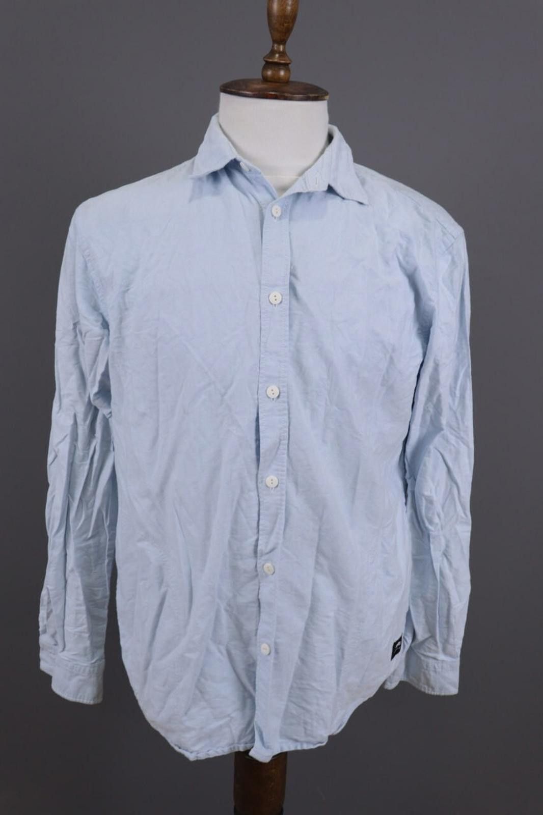 Edwin Edwin Cardet Shirt Blue Button Down Shirt Size XL Size US XL / EU 56 / 4 - 1 Thumbnail