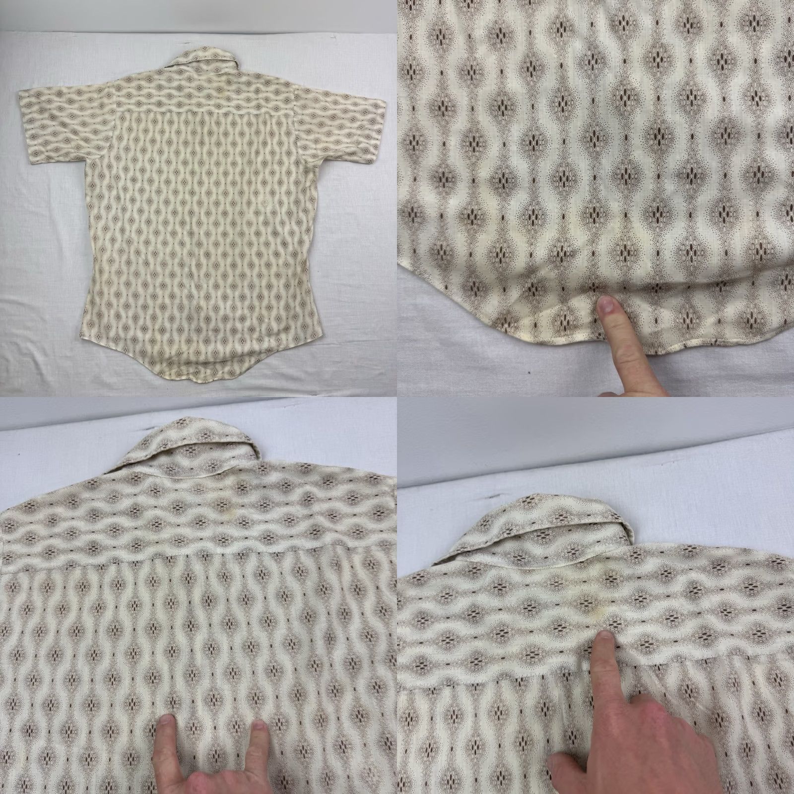 MCM Vintage Mohawk Button-Up Shirt Adult Medium Hipster MCM 60s 70s Stains True Vtg Size US M / EU 48-50 / 2 - 9 Thumbnail