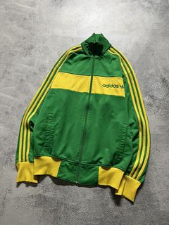 Red yellow green adidas on sale jacket