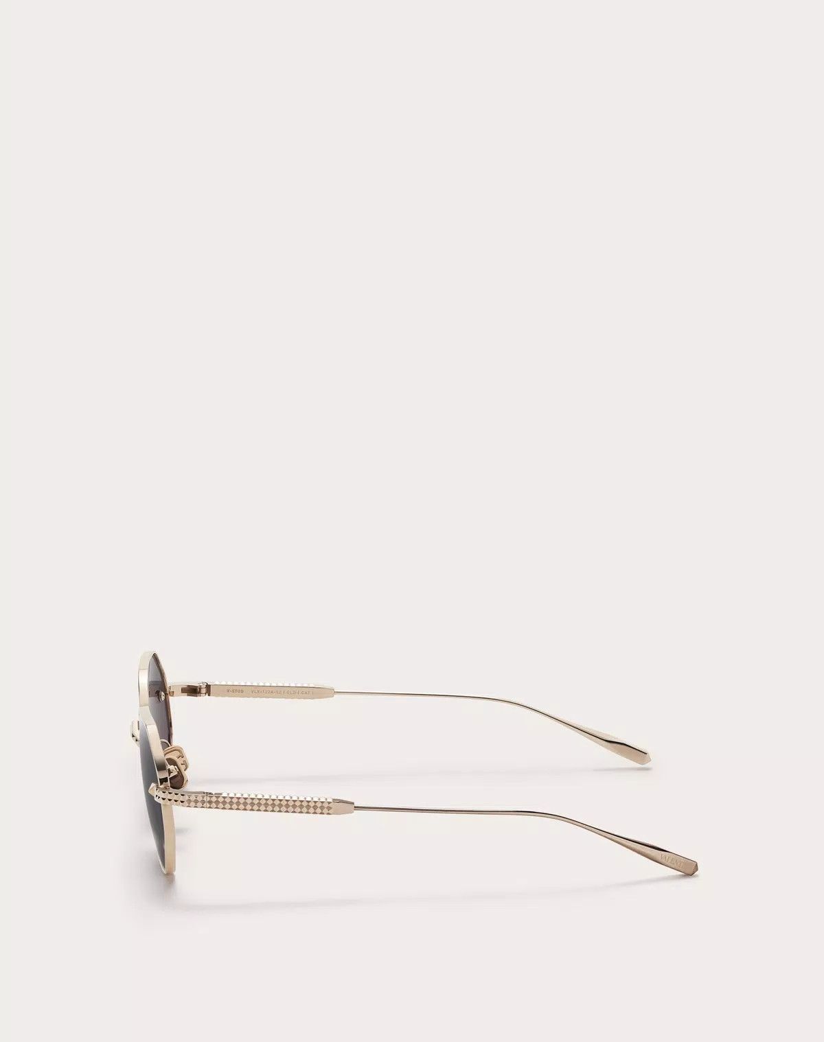 Valentino oc11z0725 Size: 52/ Exhagonal Titanium Frame in Dark Grey Size ONE SIZE - 3 Thumbnail
