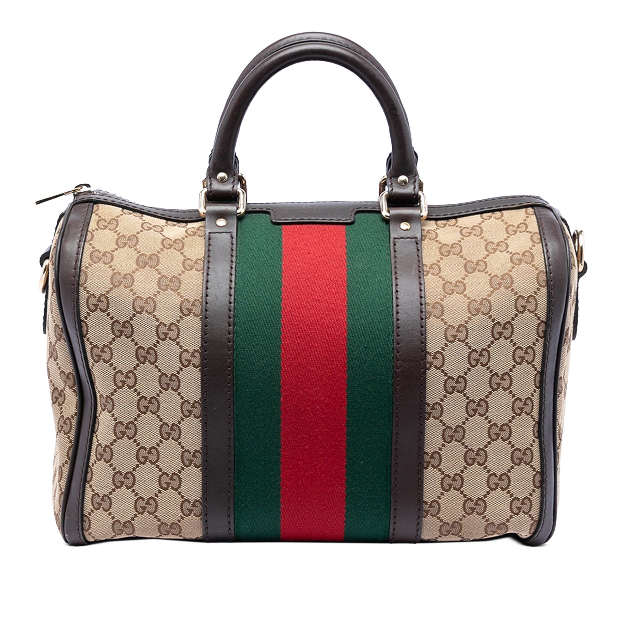 Gucci Medium GG Canvas Web Joy Boston Bag Size ONE SIZE - 1 Thumbnail