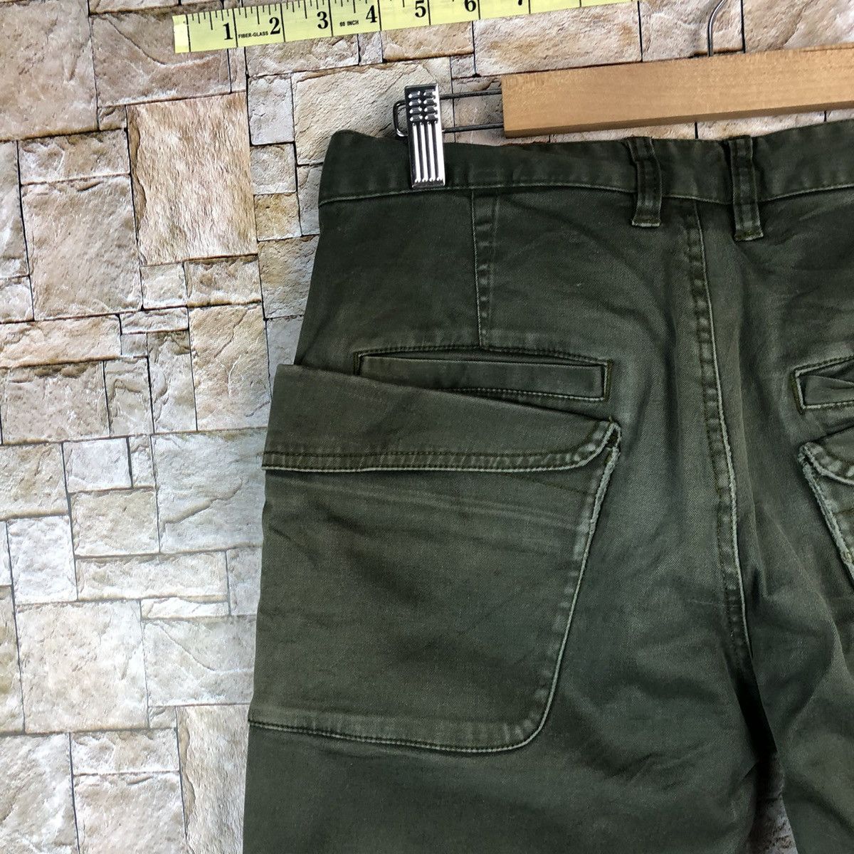 Japanese Brand Rage Blue Green Cargo Multipocket Pants #A1020 Size US 29 - 16 Thumbnail
