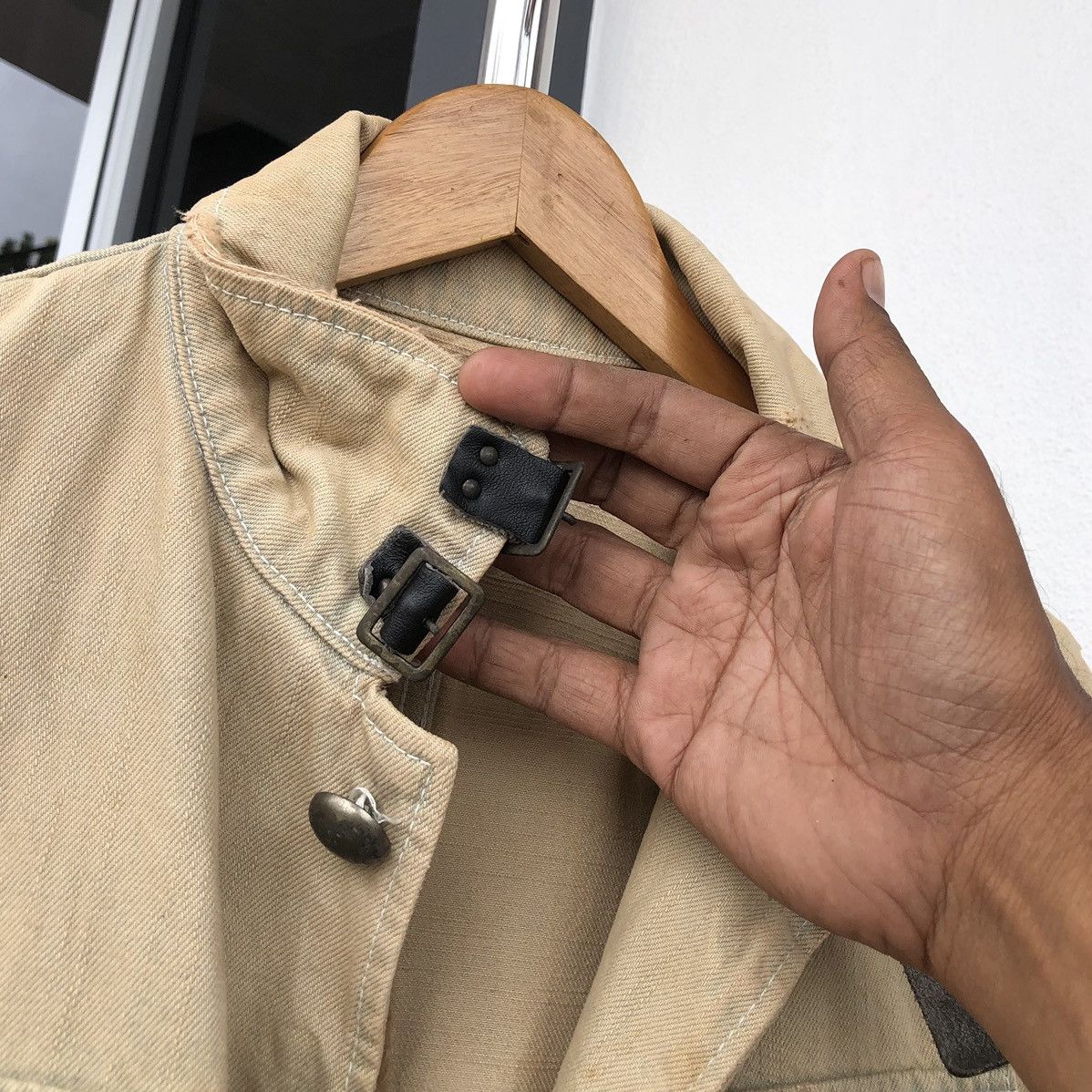 PPFM Vintage PPFM Japanese designer distressed denim jacket Size US M / EU 48-50 / 2 - 9 Thumbnail