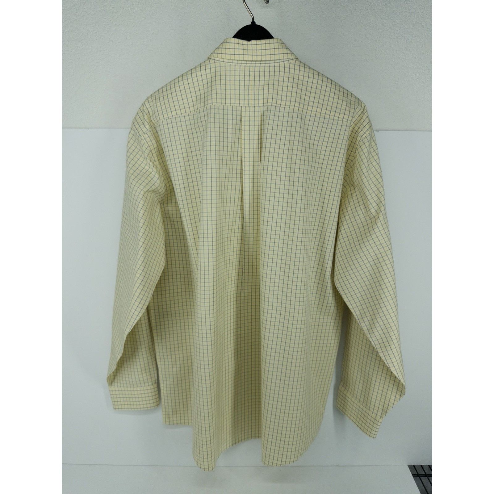 L.L. Bean LL Bean Mens XL Regular Yellow Wrinkle Resistant Button Down Size US XL / EU 56 / 4 - 3 Thumbnail