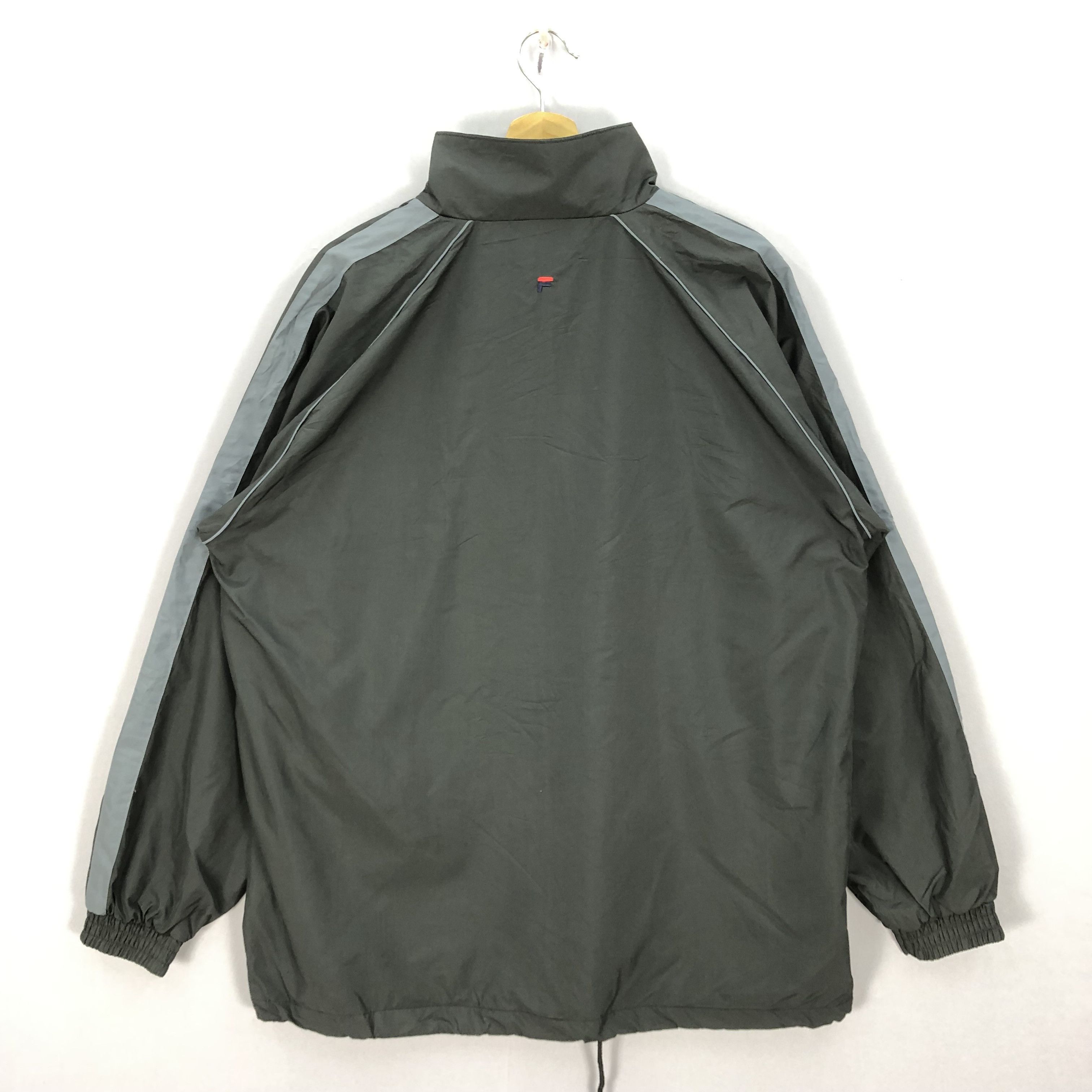 Fila × Vintage Vintage 90s Fila Windbreaker Zipper Jacket Size US XL / EU 56 / 4 - 2 Thumbnail