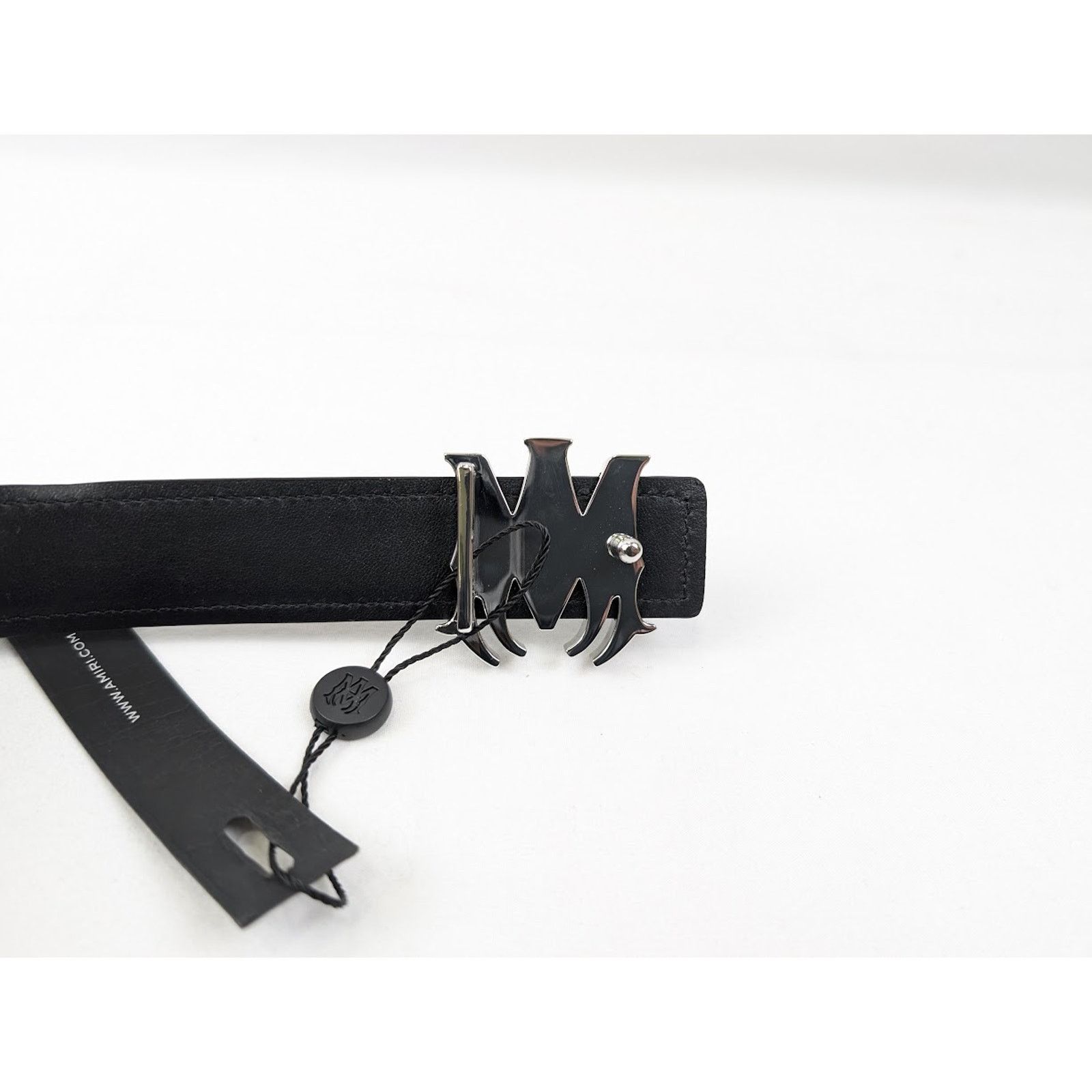 Amiri o1rshd1 Size: 85 / MA Belt in Black Size 34 - 4 Thumbnail