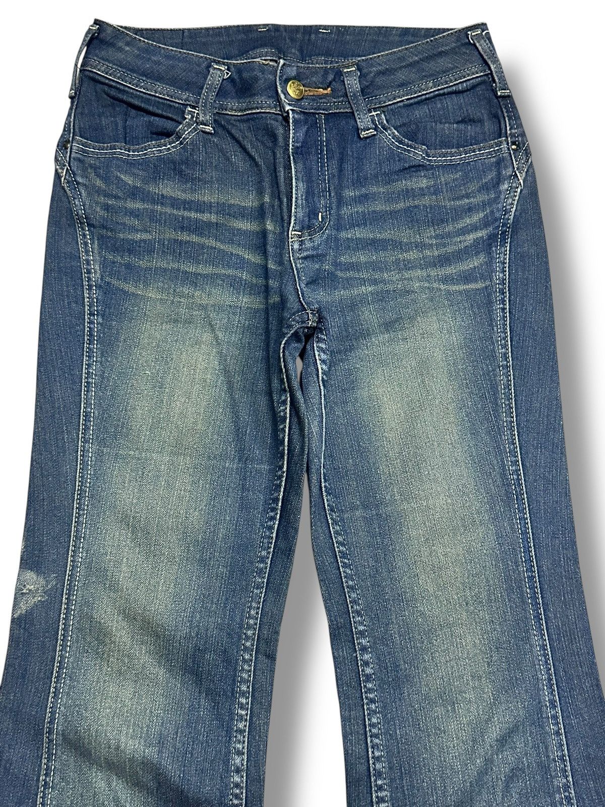 Japanese Brand Japan Jeans With Bootcut Wideleg Style and Faded Wash Size US 28 / EU 44 - 3 Thumbnail
