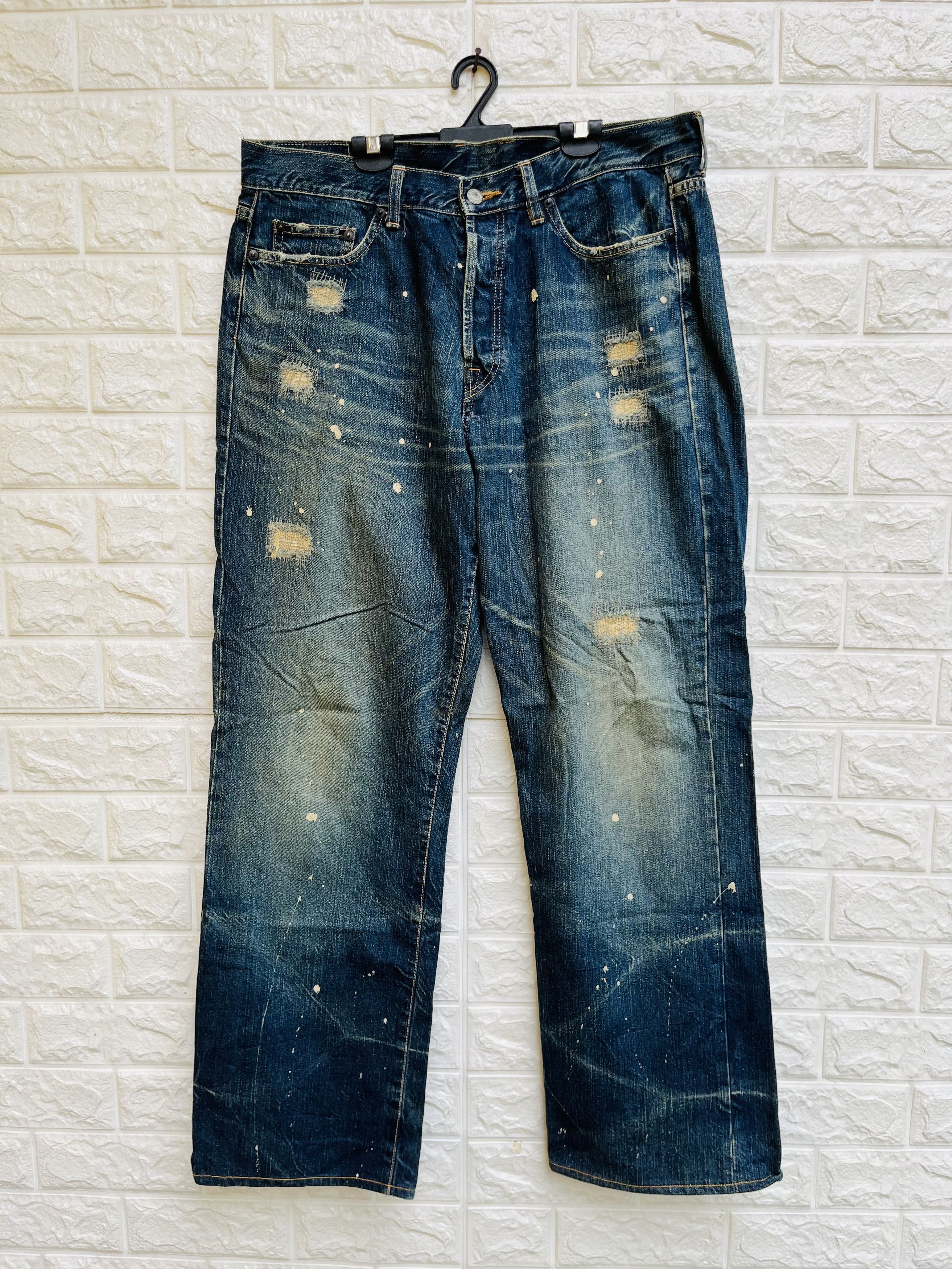 Vintage Dragon Spiral Distressed Japanese Designer Style