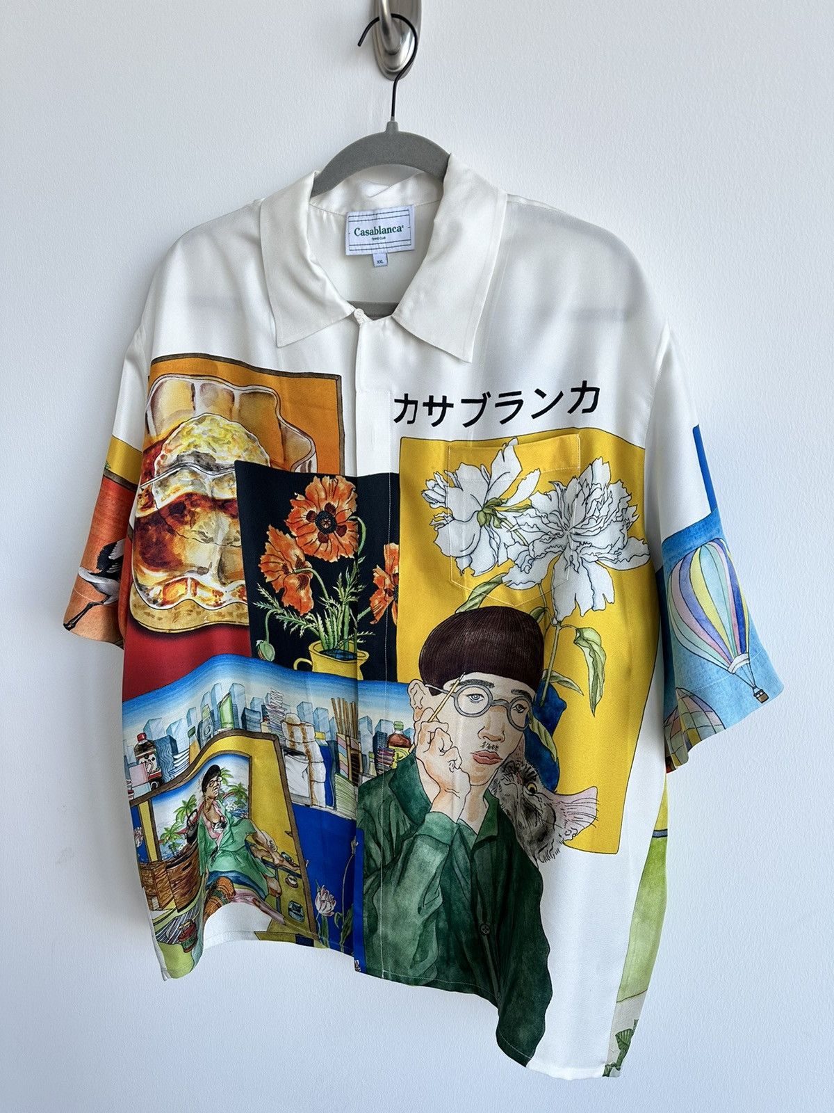 Casablanca VERY RARE JAPANESE ART CASABLANCA SILK SHIRT | Grailed