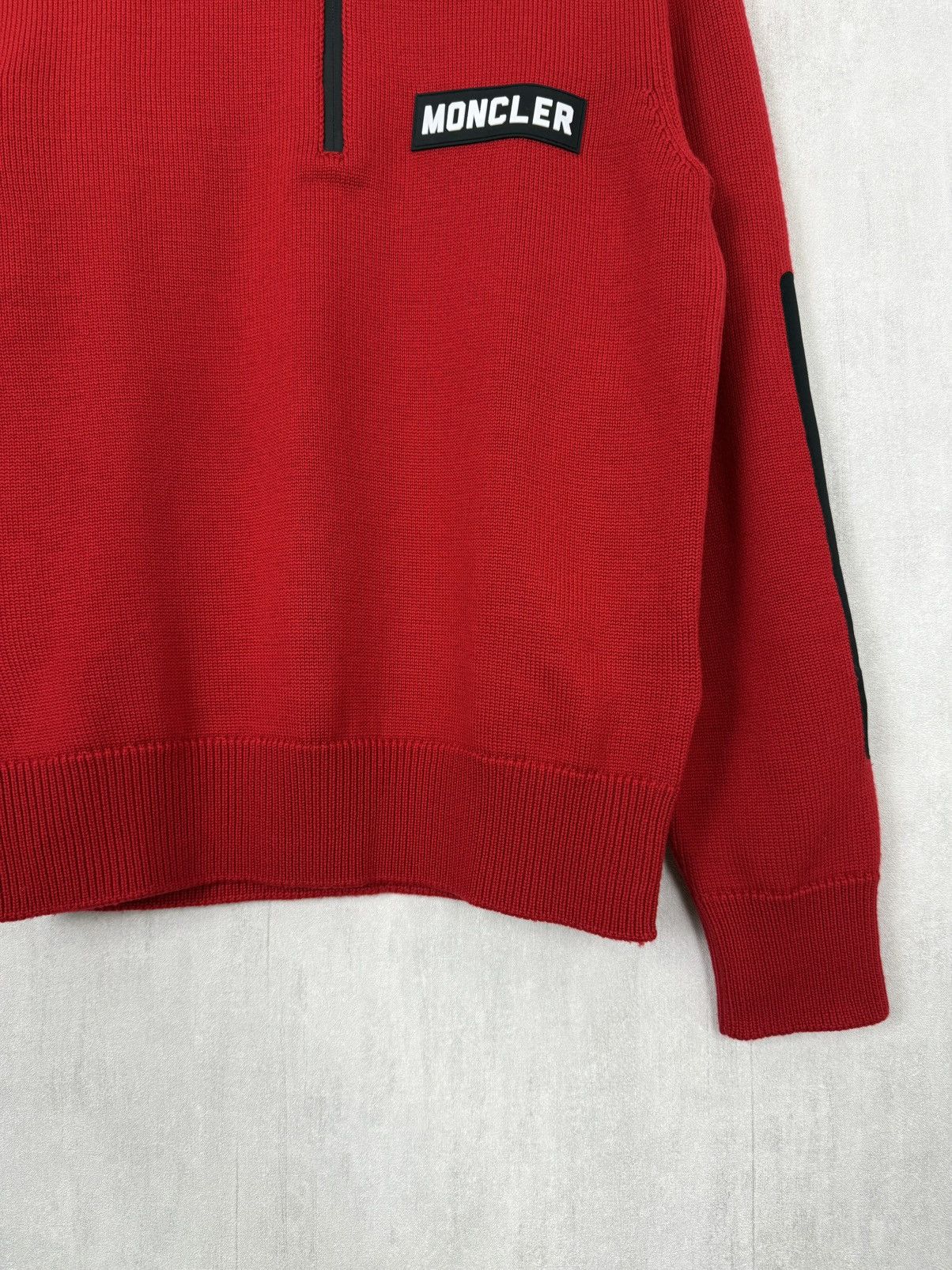Moncler Moncler Maglia Tricot Kids 1/4 Zip Wool Sweater Size 14/164 Size US XS / EU 42 / 0 - 6 Thumbnail