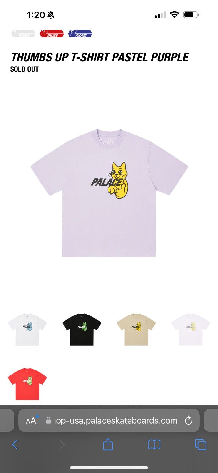 Palace x supreme t shirt hotsell