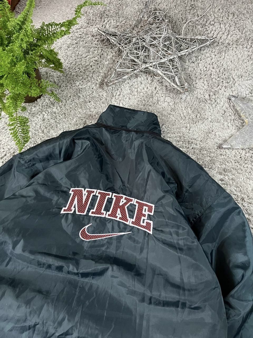 Nike × Vintage Vintage Nike 90s Rare Puffer Jacket Y2K Big Logo Swoosh Size US L / EU 52-54 / 3 - 3 Thumbnail
