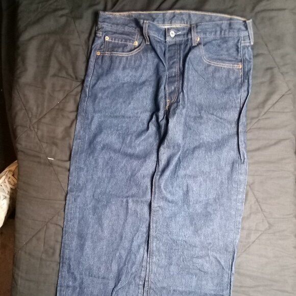 Levi's × Levi's Vintage Clothing × Vintage Vintage Levi's 501 Button Fly Denim Blue Jeans 36x33 Size US 36 / EU 52 - 2 Thumbnail