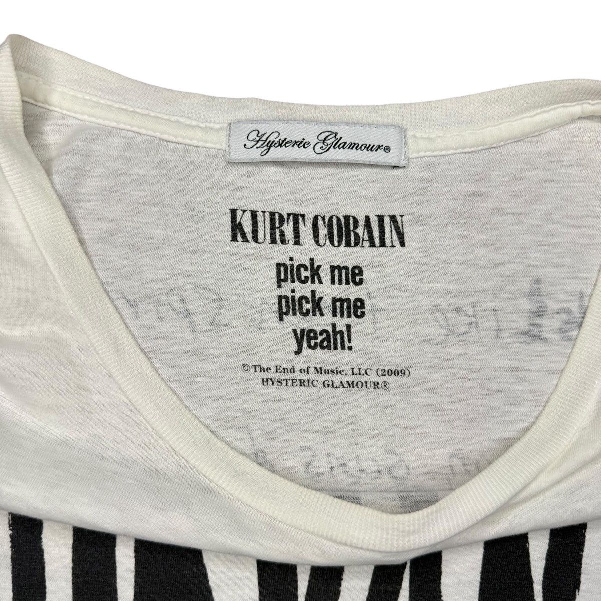 Hysteric Glamour × Nirvana 2009 Hysteric Glamour Nirvana SLTS T-shirt Size S / US 4 / IT 40 - 2 Thumbnail