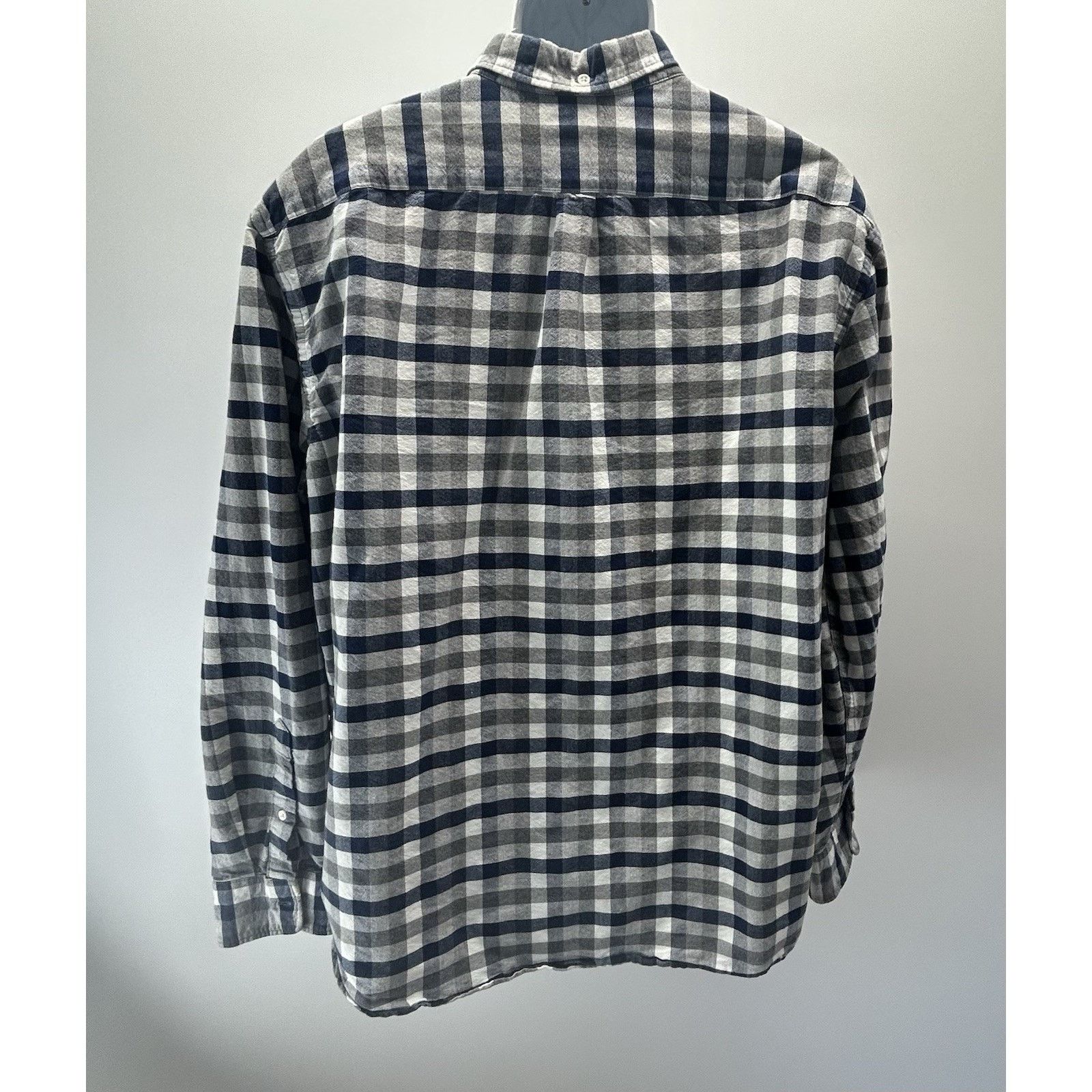 Old Navy Old Navy Men’s Gray Plaid Slim Fit The Classic Shirt XXL Size US XXL / EU 58 / 5 - 3 Thumbnail