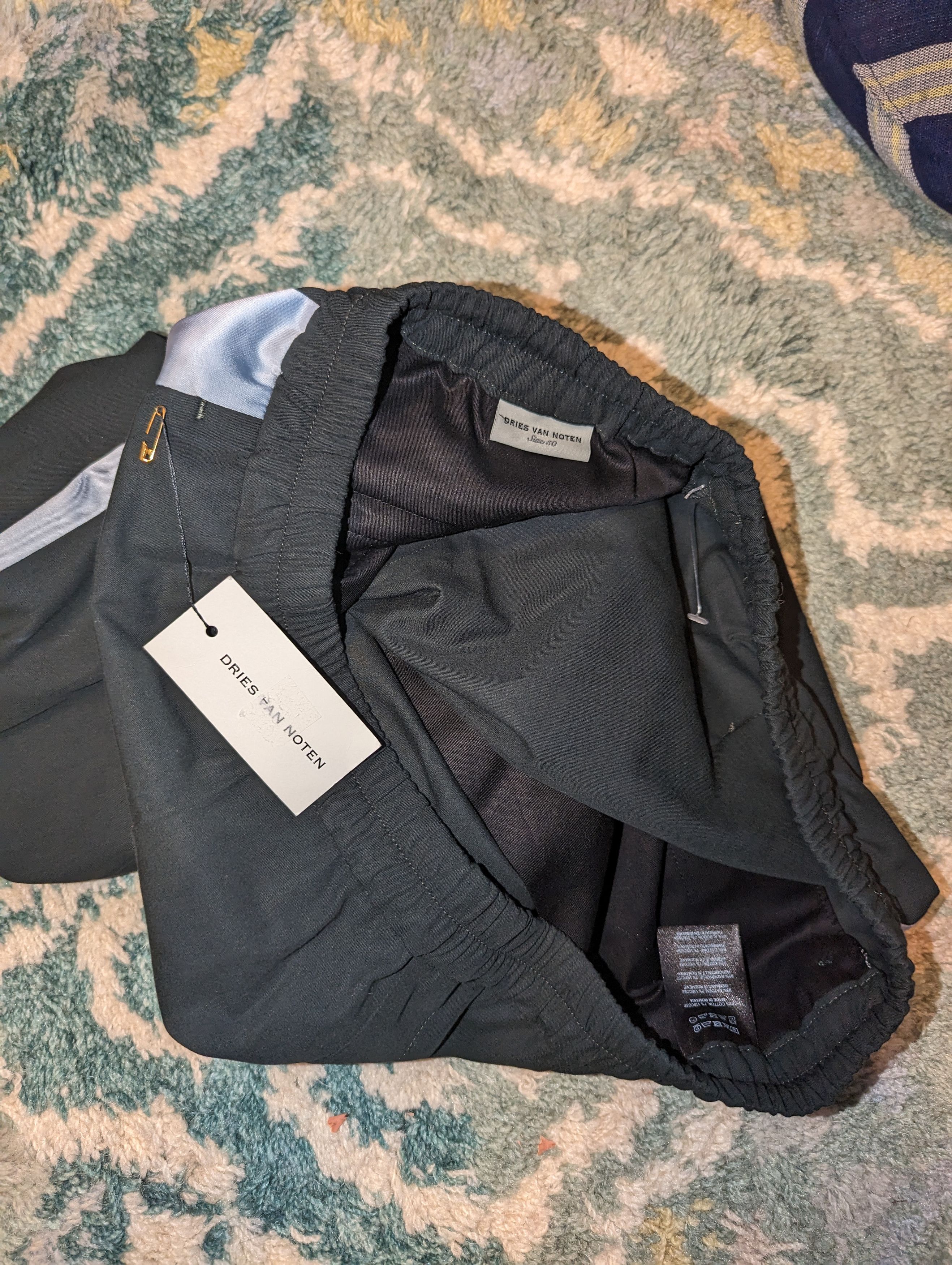 Dries Van Noten DRIES VAN NOTEN PARKINO TAPERED PANT Size US 34 / EU 50 - 5 Thumbnail