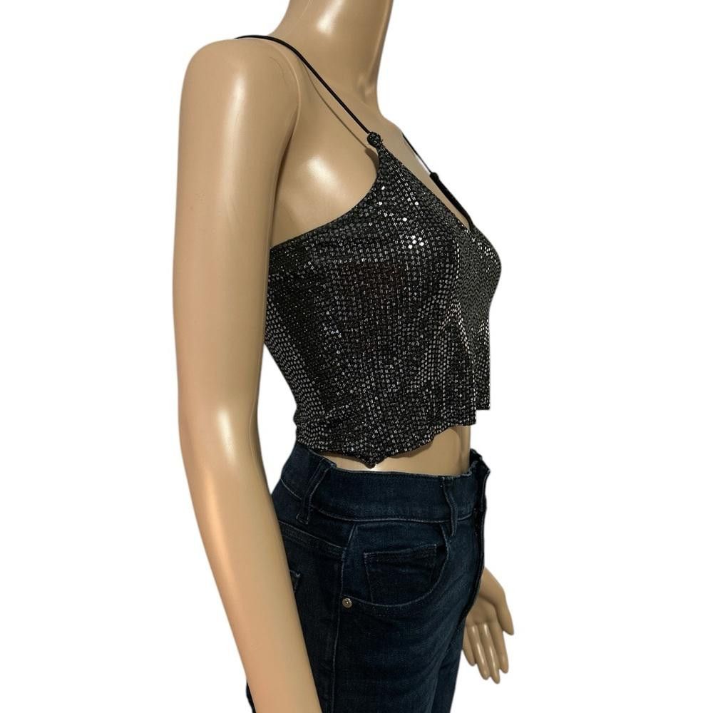 Divided Divided Sequin Crop Top Size XS / US 0-2 / IT 36-38 - 2 Thumbnail
