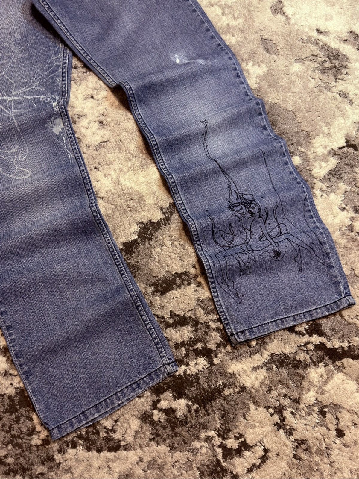 Roberto Cavalli Archive Roberto Cavalli Disstresed Y2K Jeans Dolce Hedi Raf Size US 32 / EU 48 - 15 Thumbnail