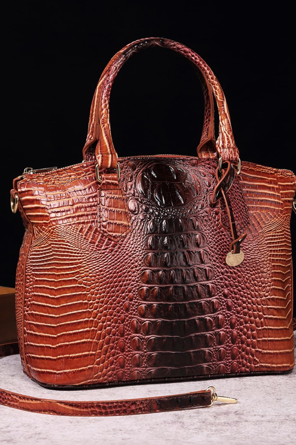 Other Gradient PU Leather Handbag Size ONE SIZE - 14 Thumbnail