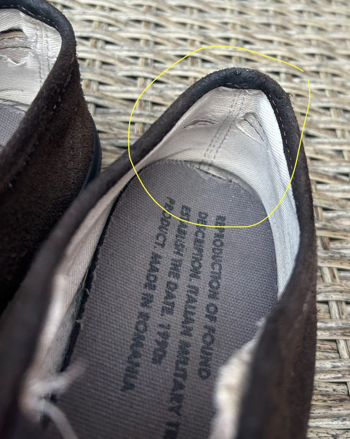 Reproduction of Found Reproduction Of Found Brown Suede Italian Military Trainer Size US 6.5 / EU 39-40 - 12 Thumbnail