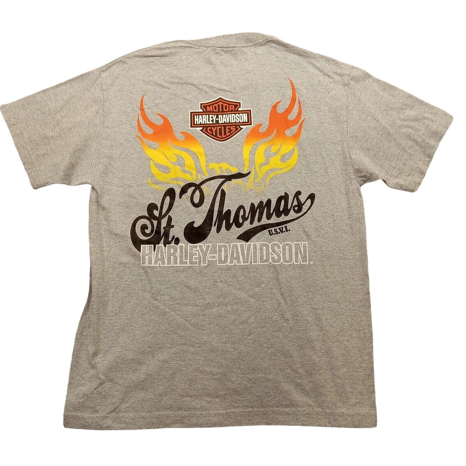 Harley Davidson Harley Davidson T-Shirt L Men's Biker Motorcycle St. Thomas Size US L / EU 52-54 / 3 - 1 Thumbnail