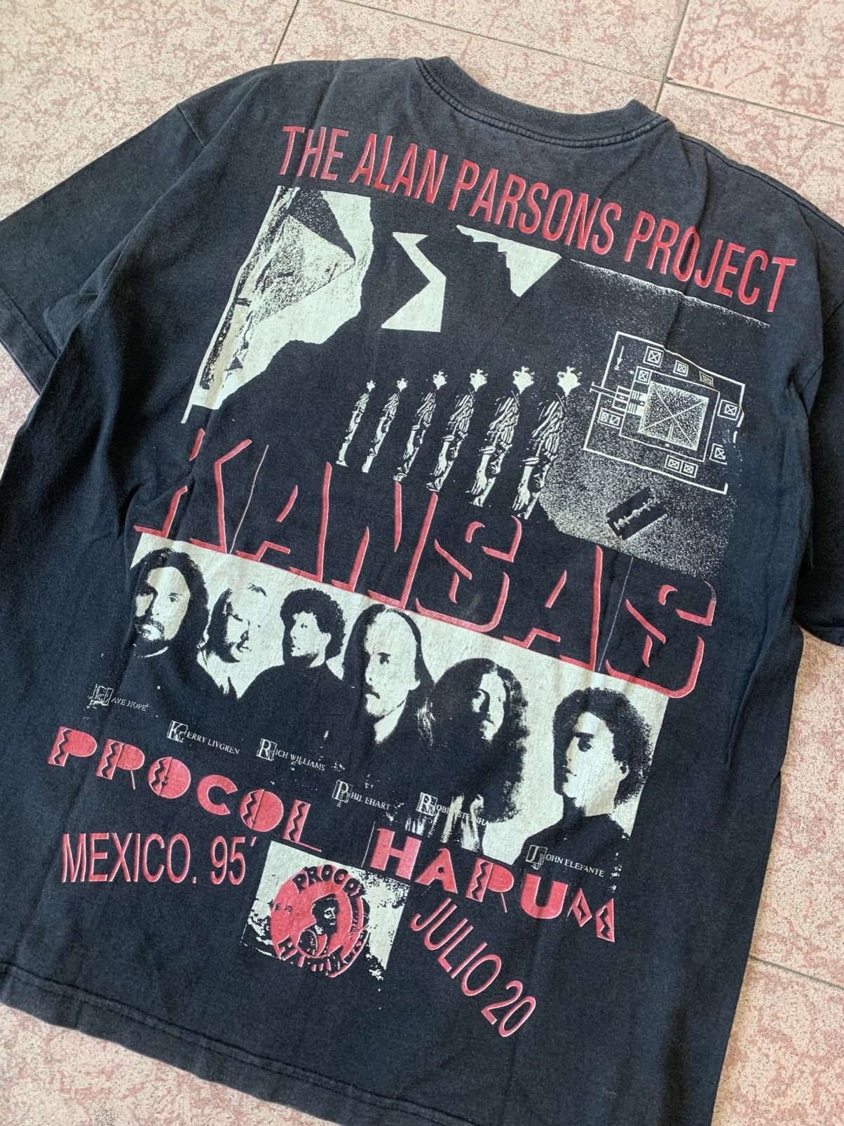 Vintage Vintage Alan Parson Project KANSAS Procol Harum tour tee Size US XL / EU 56 / 4 - 7 Thumbnail