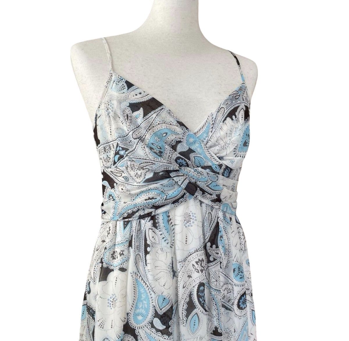 Michel Klein MICHEL KLEIN Archival Paisley Chiffon Cami Dress - Made In 🇯🇵 Size M / US 6-8 / IT 42-44 - 1 Thumbnail