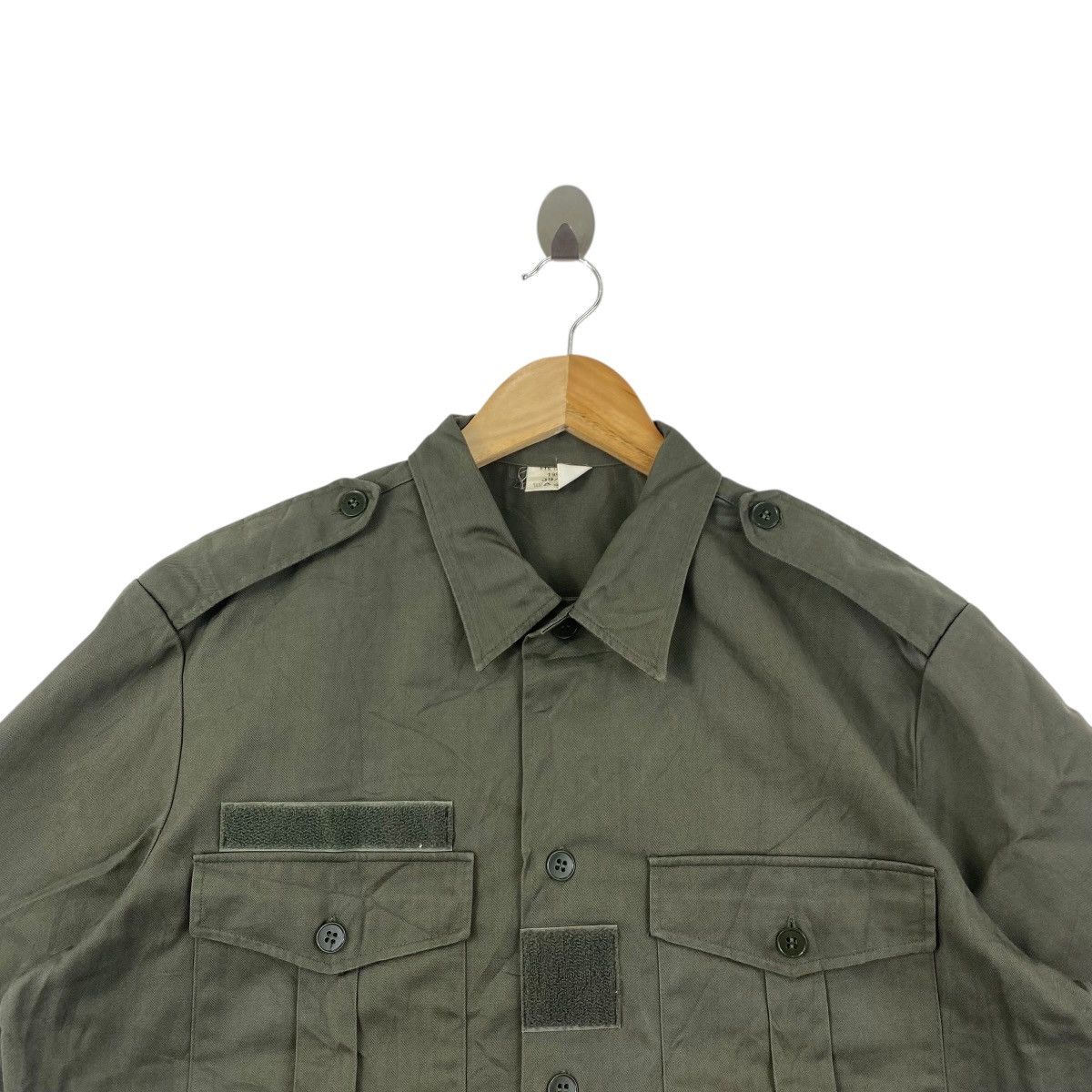 1995 French army HBT short sleeved shirt tropical workshirt