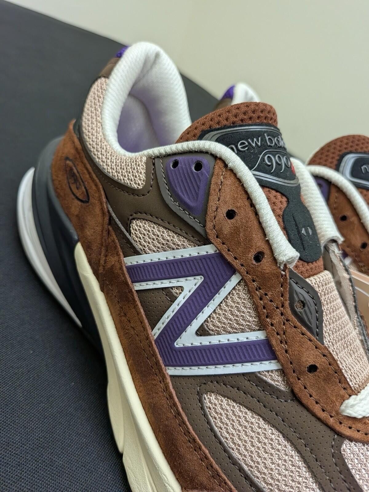 New Balance New Balance 990v6 Rich Oak Brown Purple Beige U9900P6 Size US 10.5 / EU 43-44 - 5 Thumbnail