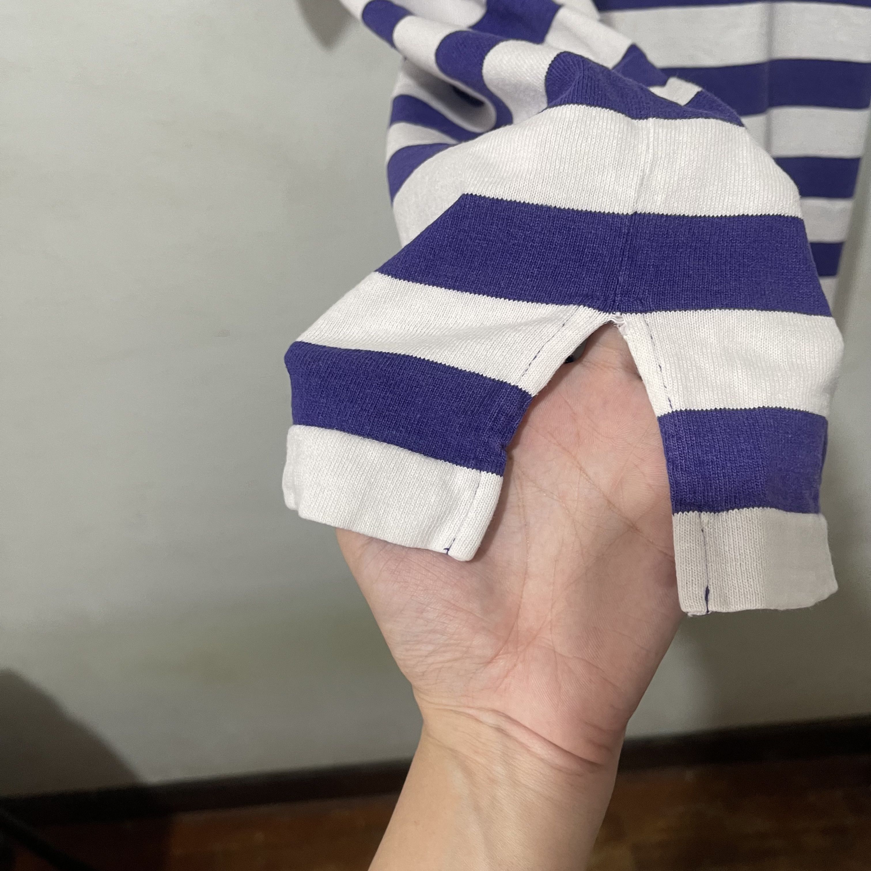 Vintage Vintage 90s Striped T-Shirt Size US L / EU 52-54 / 3 - 3 Thumbnail